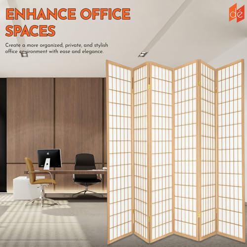3 Panels 6ft Tall Portable Foldable Room Divider H890466