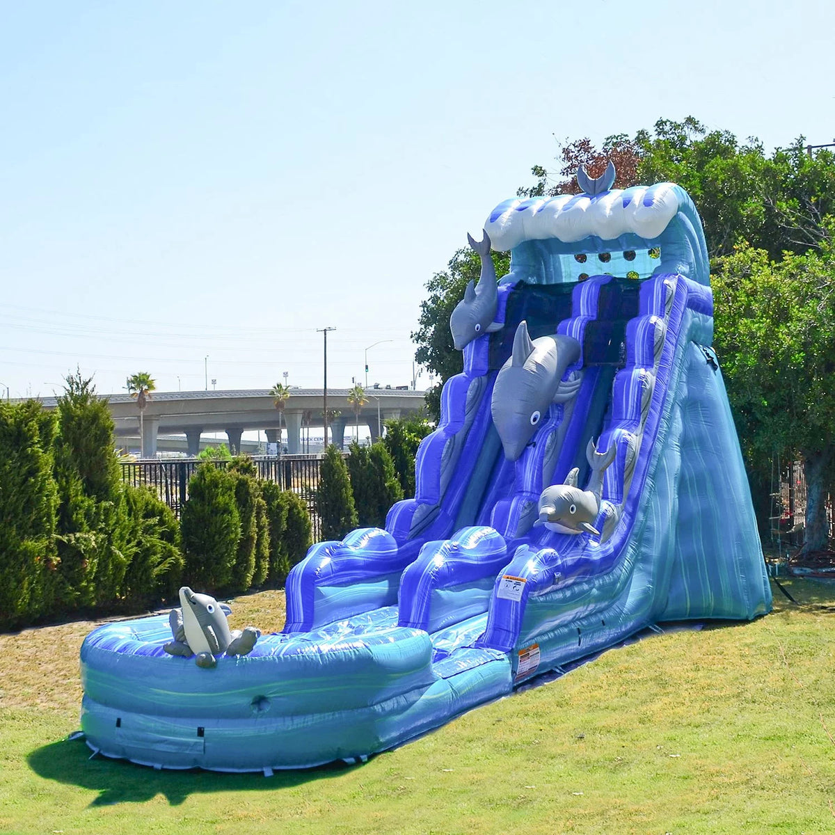 Commercial Grade Inflatable Water Slide with Detachable Pool V27997