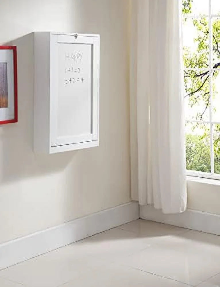Wall-Mounted Fold-Out Writing Desk White Q7750