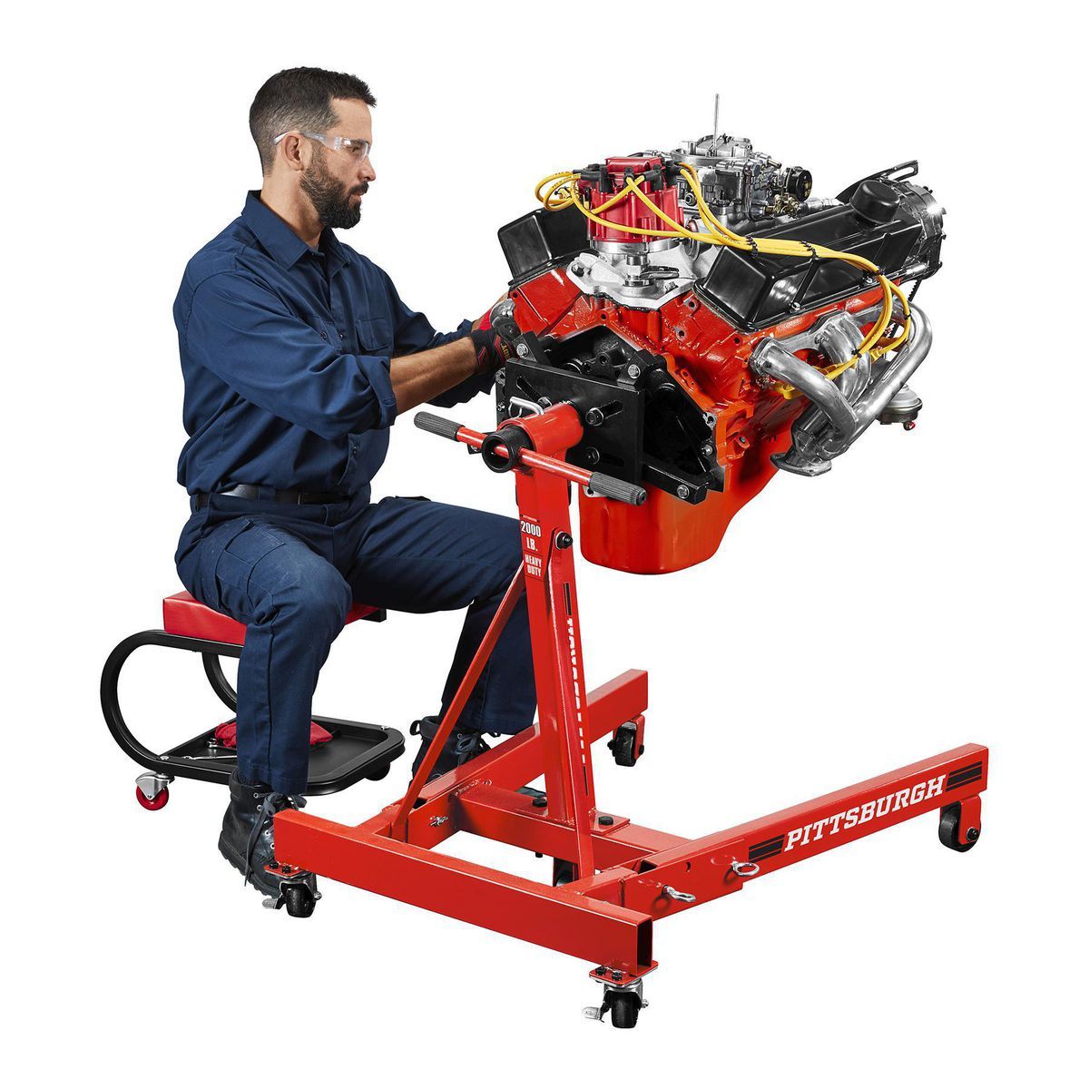2000 lb. Capacity Foldable Engine Stand D754469