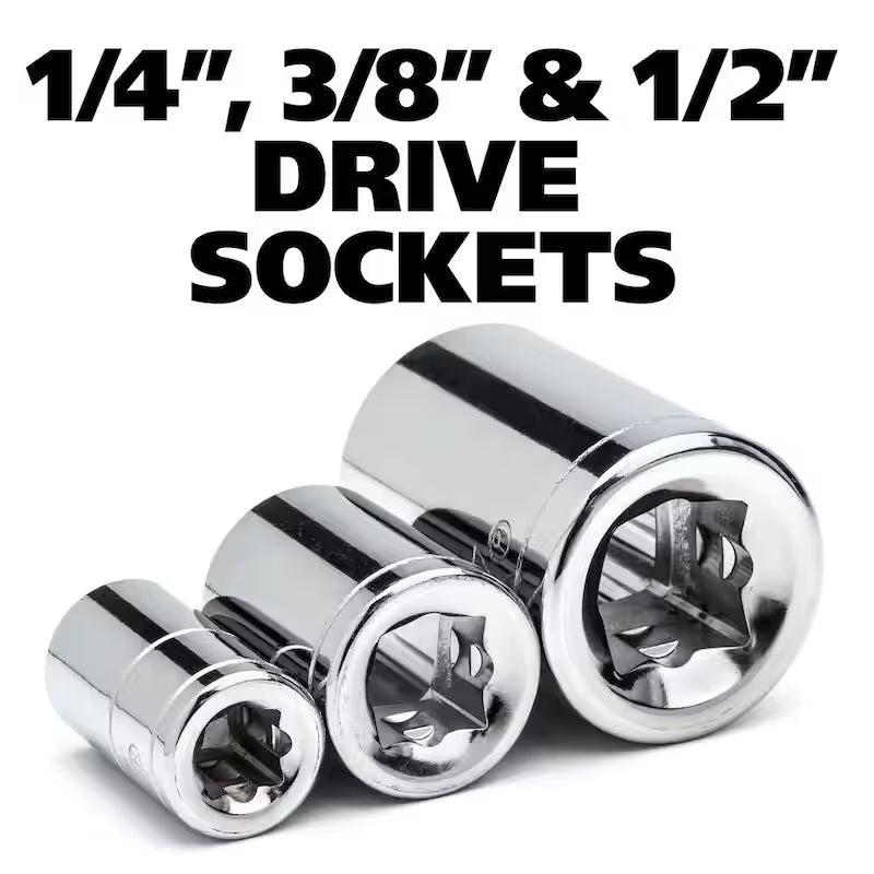 1/4 in., 3/8 in., and 1/2 in. Drive Mechanics Tools Set (872-Piece) T502