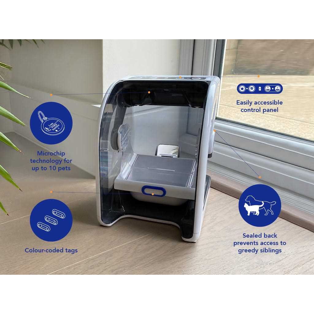 Automatic Microchip Pet Feeder Y632458