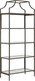 Bookcase Satin Gold Finish P30094