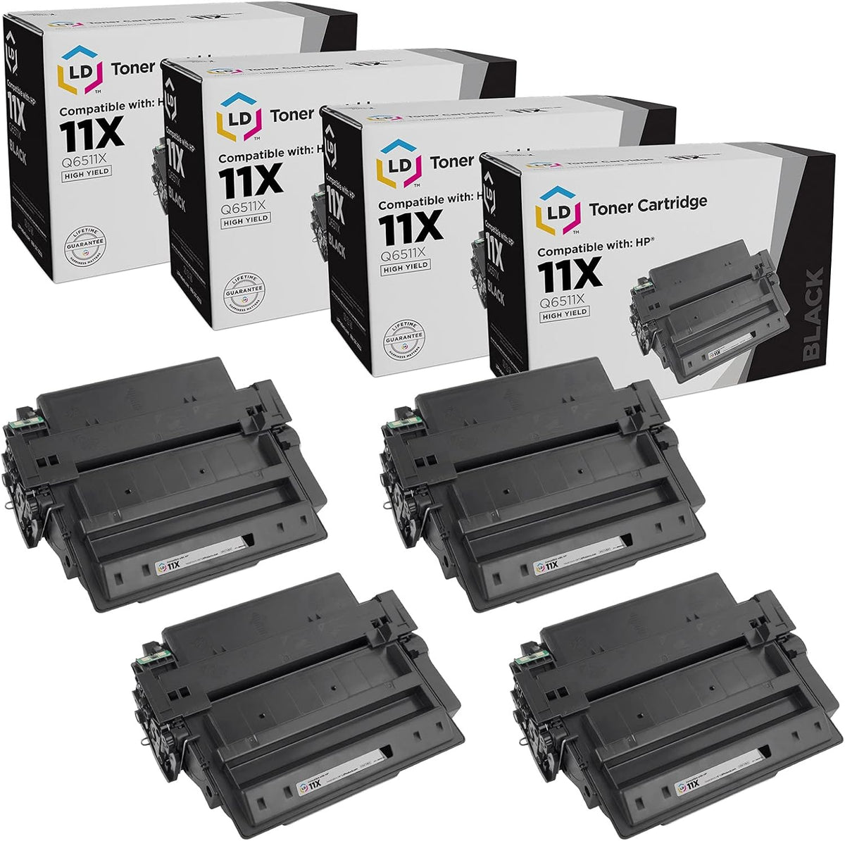 Compatible Toner Cartridge Replacement Black 4-Pack W484005
