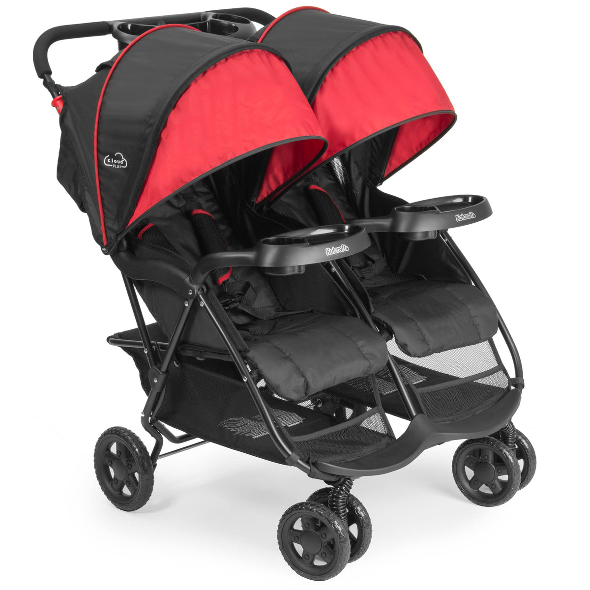 Lightweight Double Stroller with Extra Storage T209146