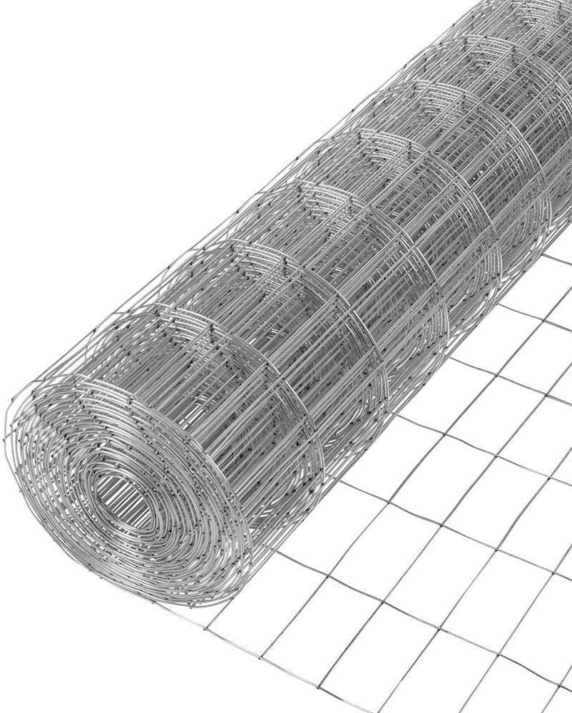 14 Gauge Galvanized Welded Wire Mesh 2 inch by 4 inch 5 ft. x 50 ft. B716