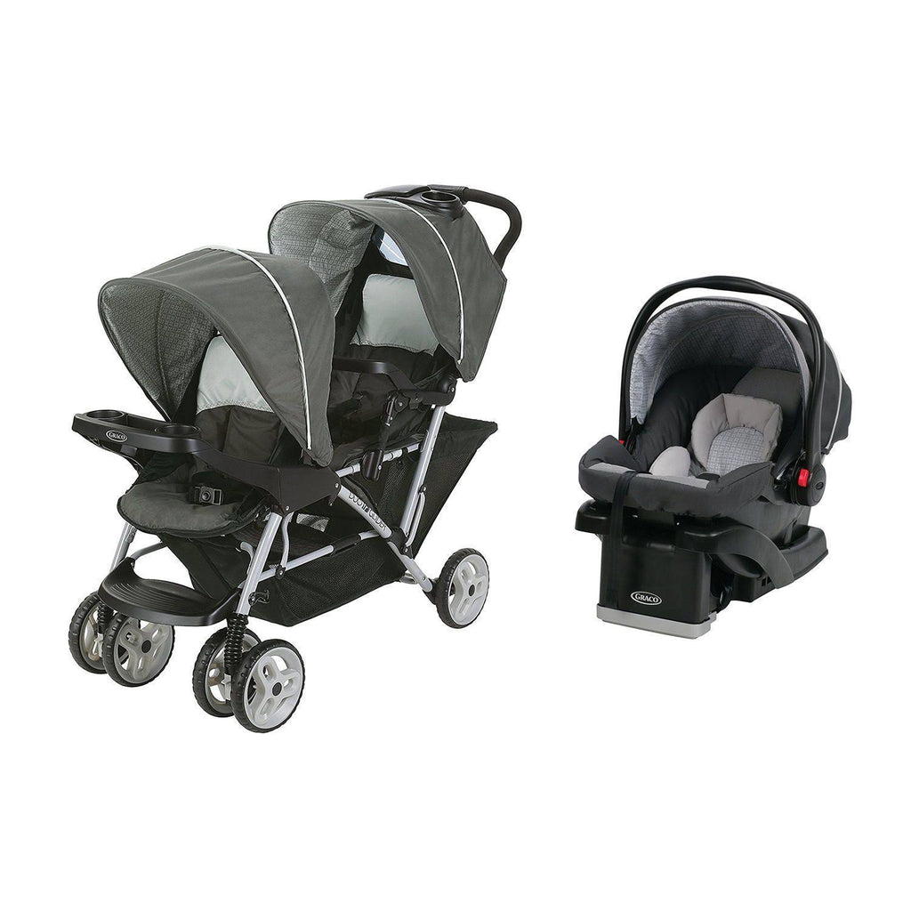 Double Stroller + Infant Car Seat Travel System W61474