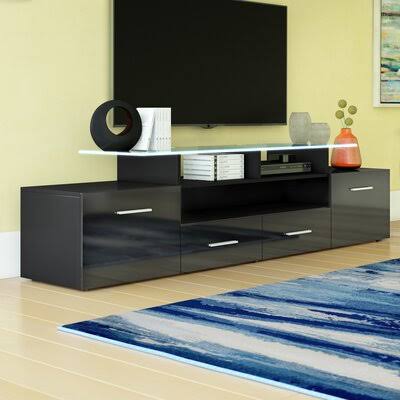 Black TV Stand R22871