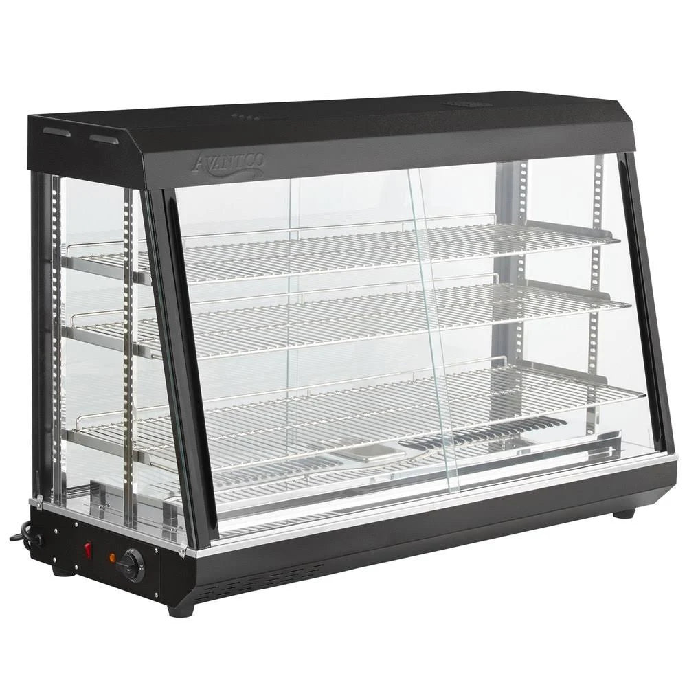 48" Countertop Heated Display Case with Sliding Doors K586