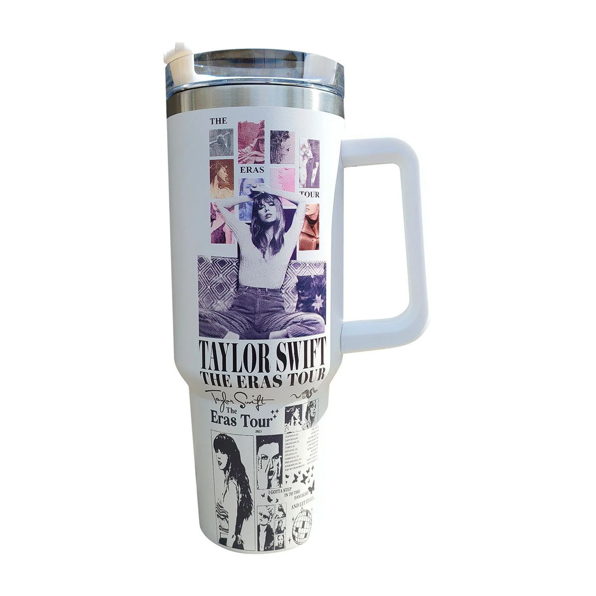 Stainless Steel 40 oz Tumbler with Handle C8803