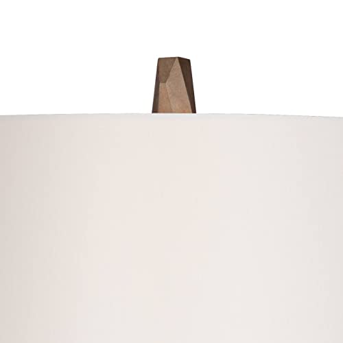 32 1/2" Tall Geometric Mid Century Modern End Table Lamps Set of 2 Champagne Gold J4175
