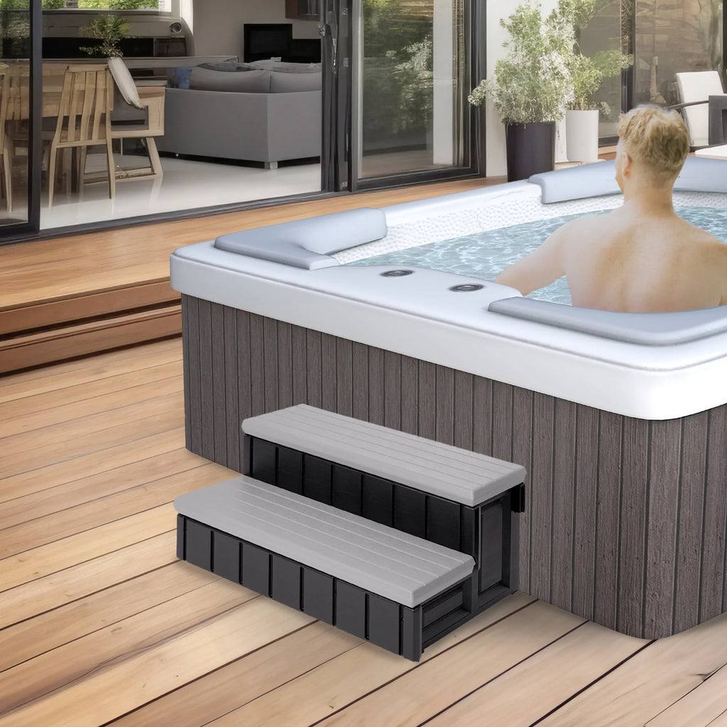 Deck Patio Spa Hot Tub Storage Compartment Steps F624