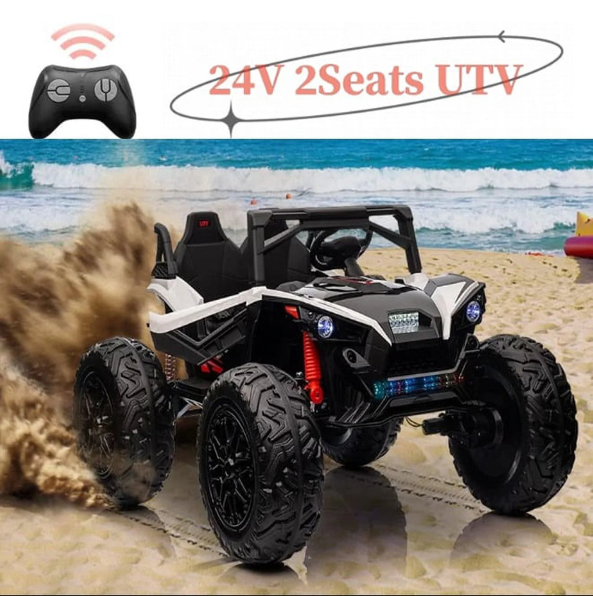 24V Ride on Car 2 Seats UTV with Remote Control Z89769