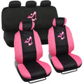 Pink 9pc Car Seat Covers E755941