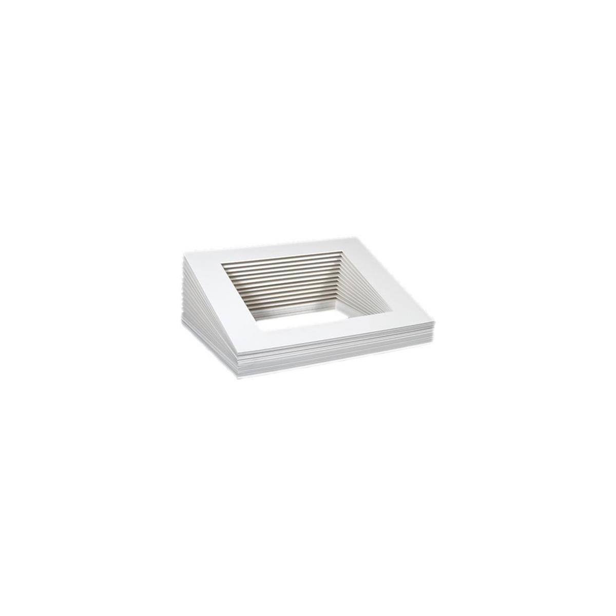 8.5x11" Pre Cut Window Mat, 25 Pack I9384