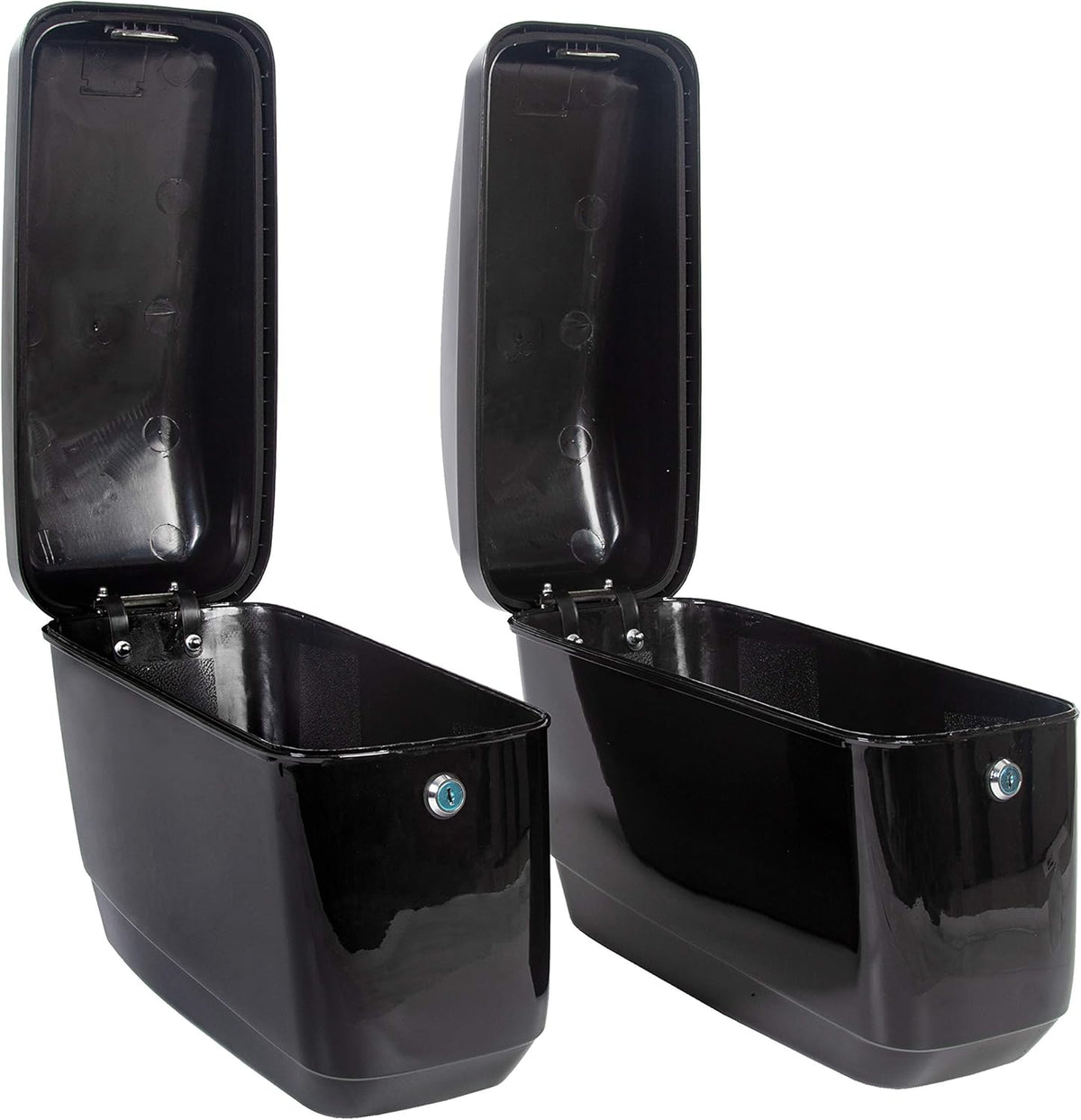 Hard Motorcycle Saddlebags with Mounting Kit Black T847081