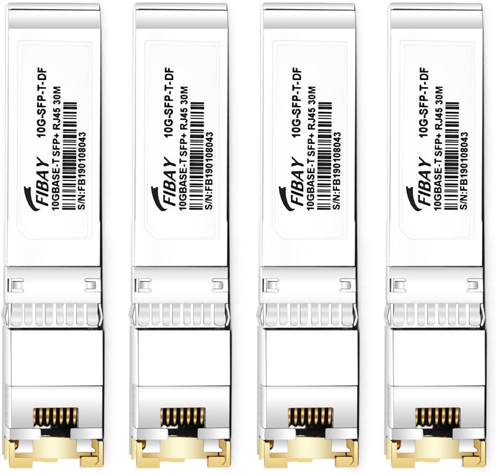 10G SFP+ RJ45 Copper Transceiver Module 10 Pack F854352