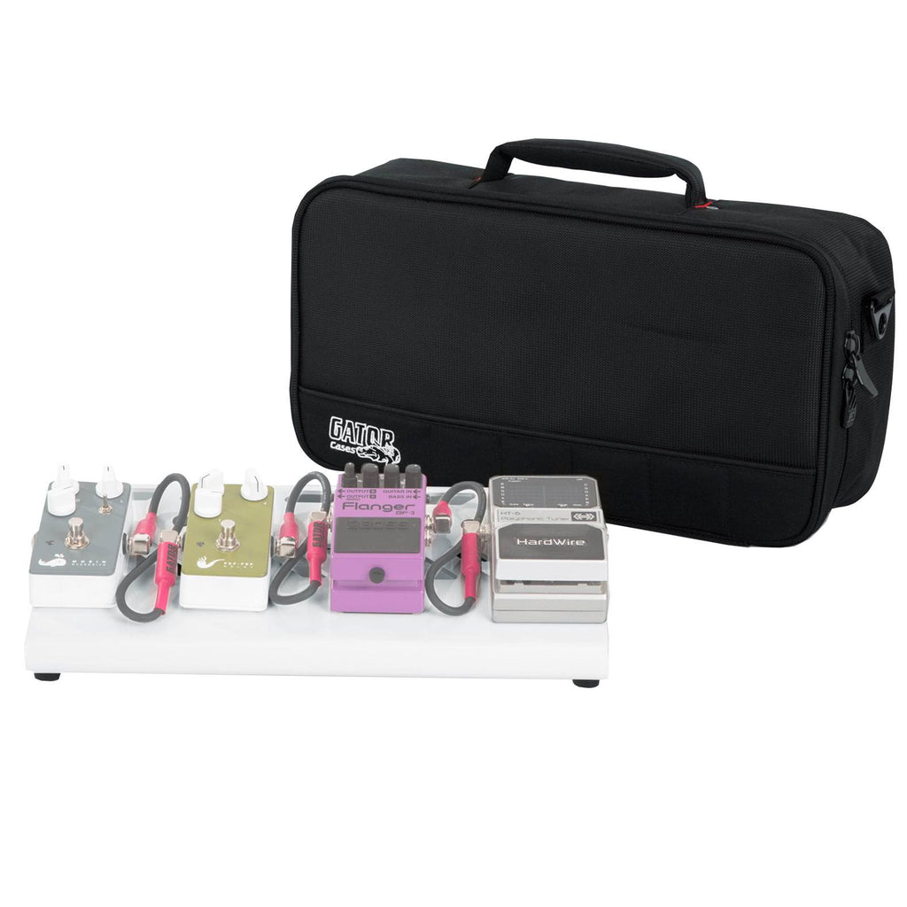 White Aluminum Pedal Board with Carry Bag U6422