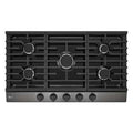 Black Stainless Steel 5 Burner Gas Cooktop P65291