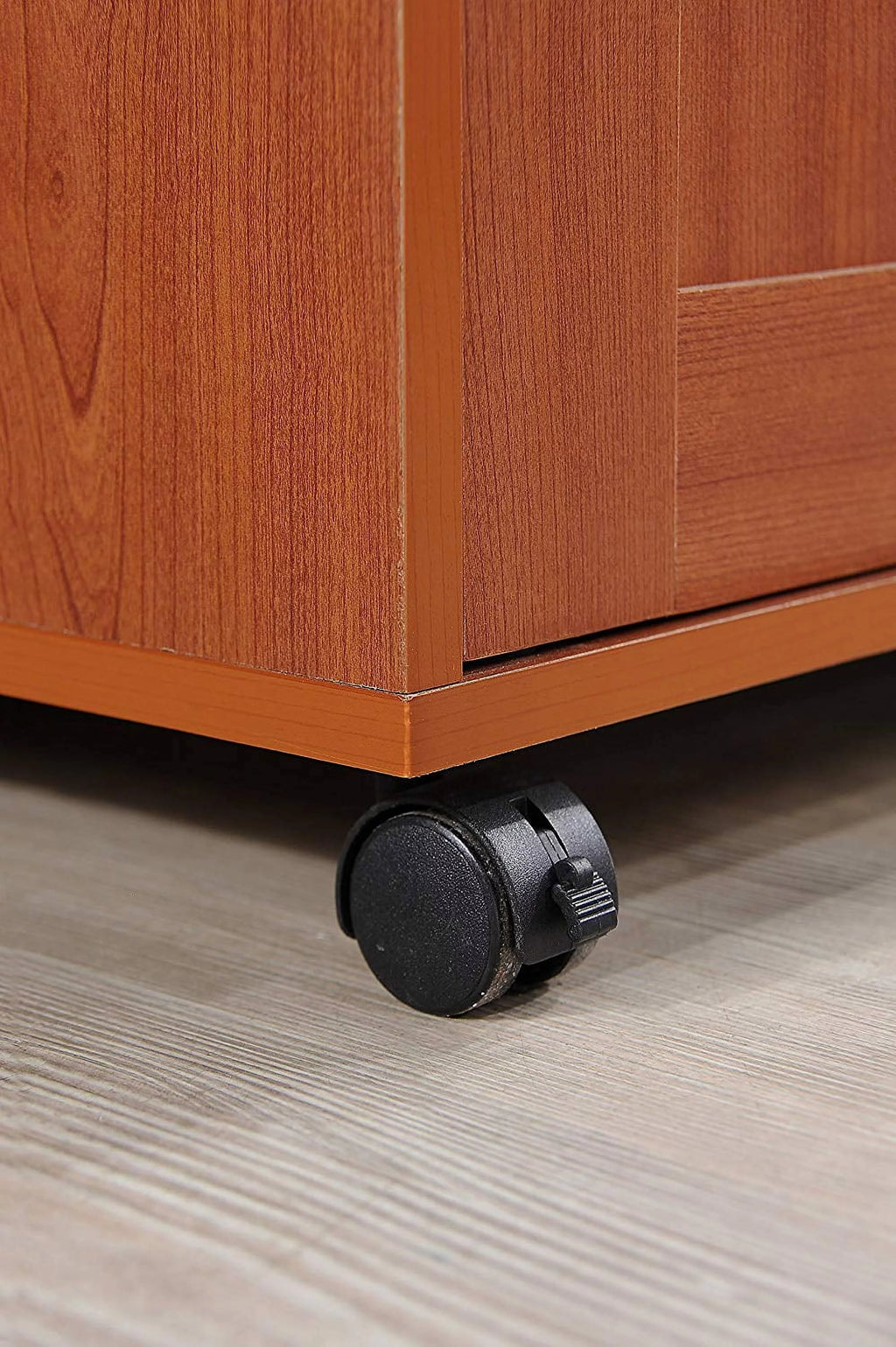 Kitchen Island with Spice Rack and Towel Holder H8132
