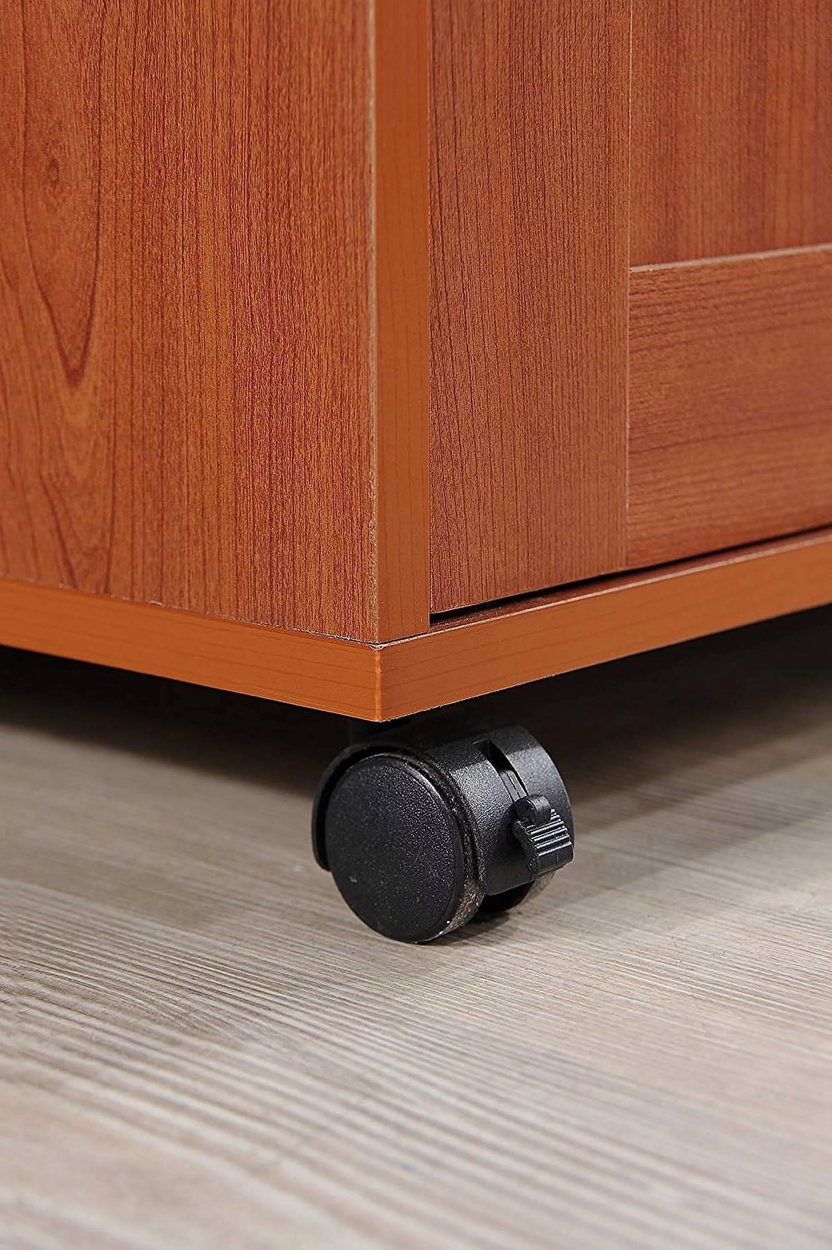 Kitchen Island with Spice Rack and Towel Holder H8132