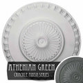 Hand-Painted Polished Copper Ceiling Medallion T5927