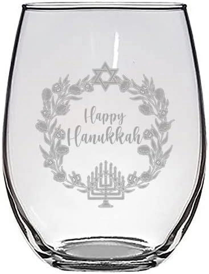 Engraved 15.5 Oz Stemless Wine Glass B948