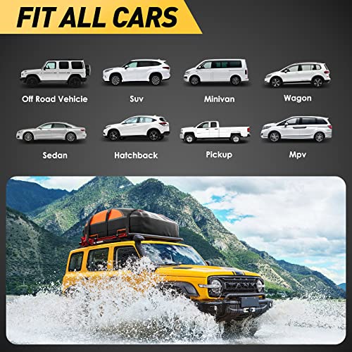 100% Waterproof 20 Cubic Feet Car Rooftop Cargo Carrier Bag J1668