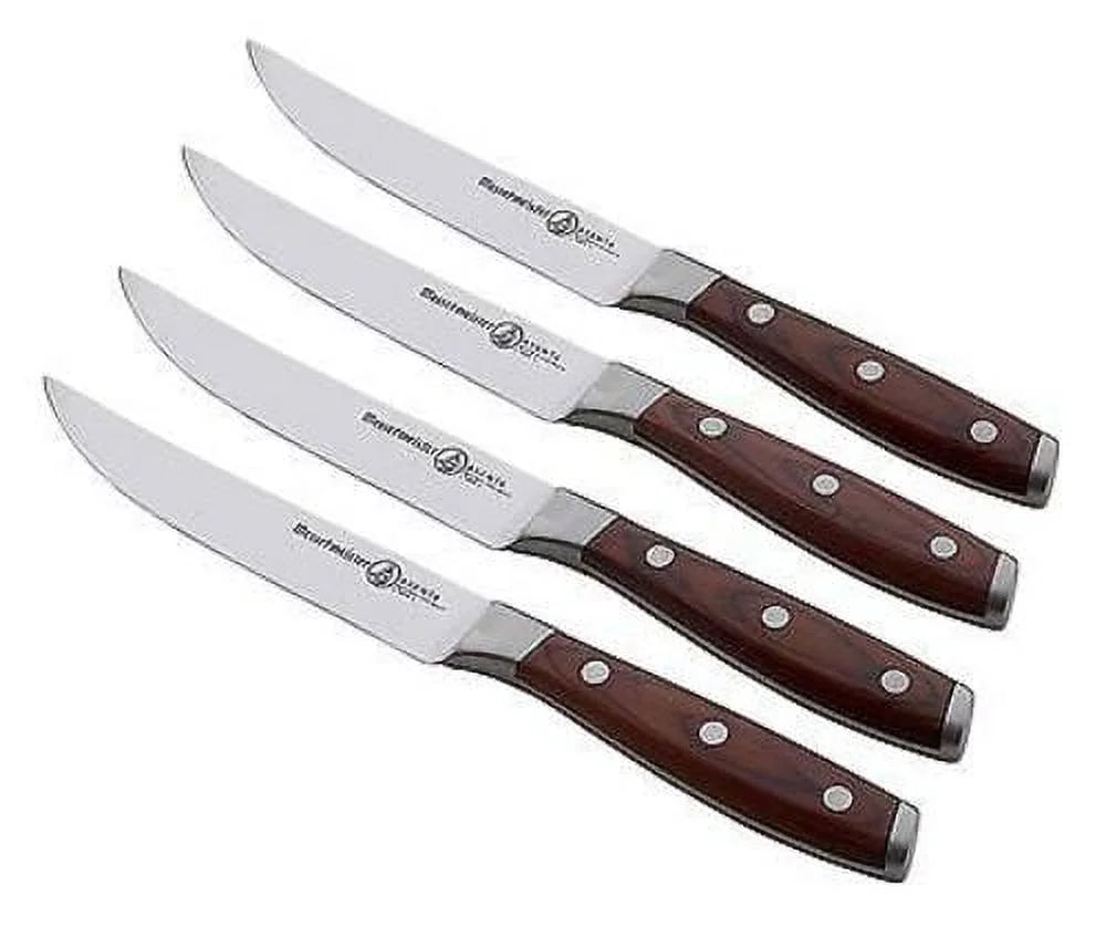 5" Forged Stainless Steel 4 Piece Steak Knife Set H10042