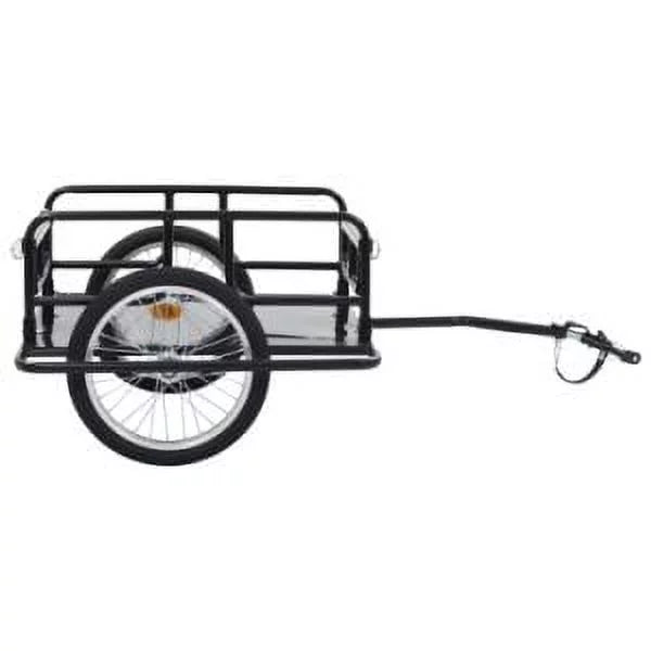 Bike Cargo Trailer Steel Black D969848