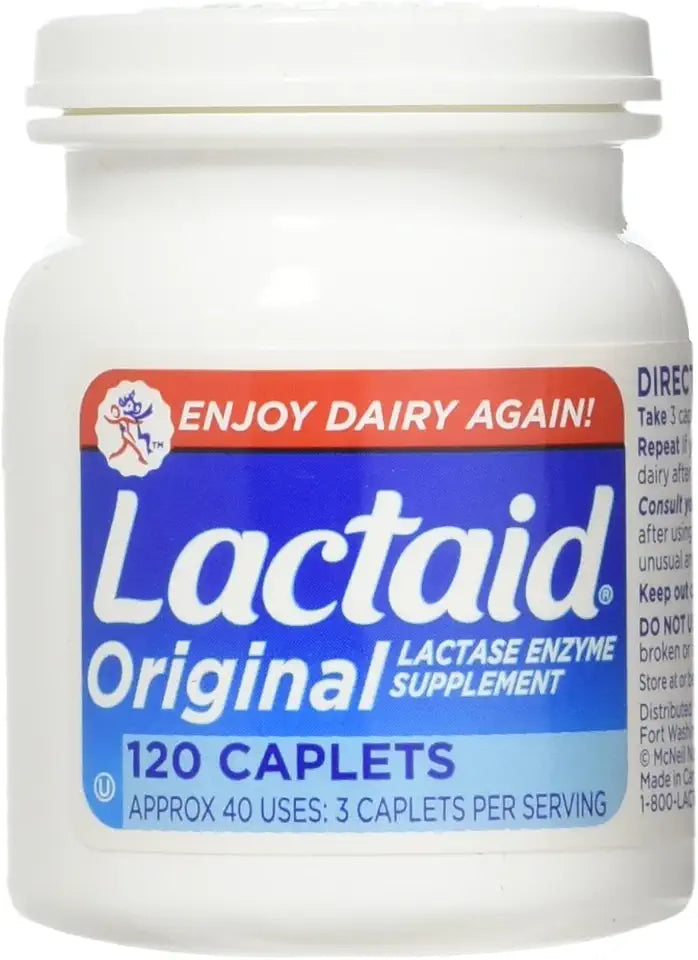 Lactaid Original Caplets 120 ea Pack of 3 C523