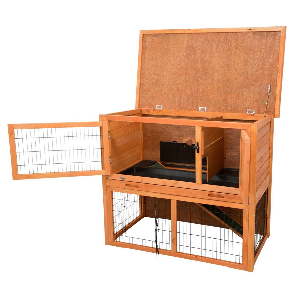 Rabbit Hutch with Sloped Roof W40530