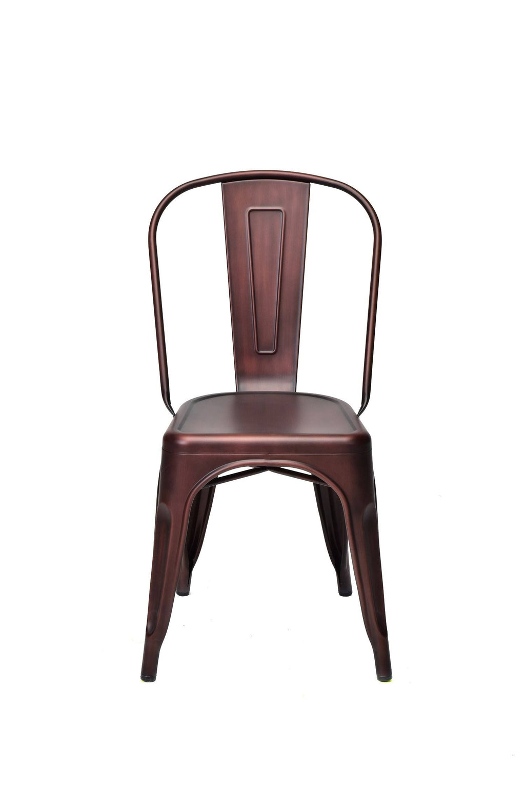 Powder Coated Steel Stackable Armless Chair Set of 4 B6095