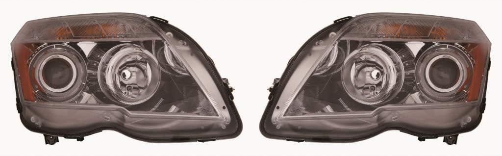 Headlight Assembly 2010 2011 2012 Pair Driver and Passenger Side Halogen I751470