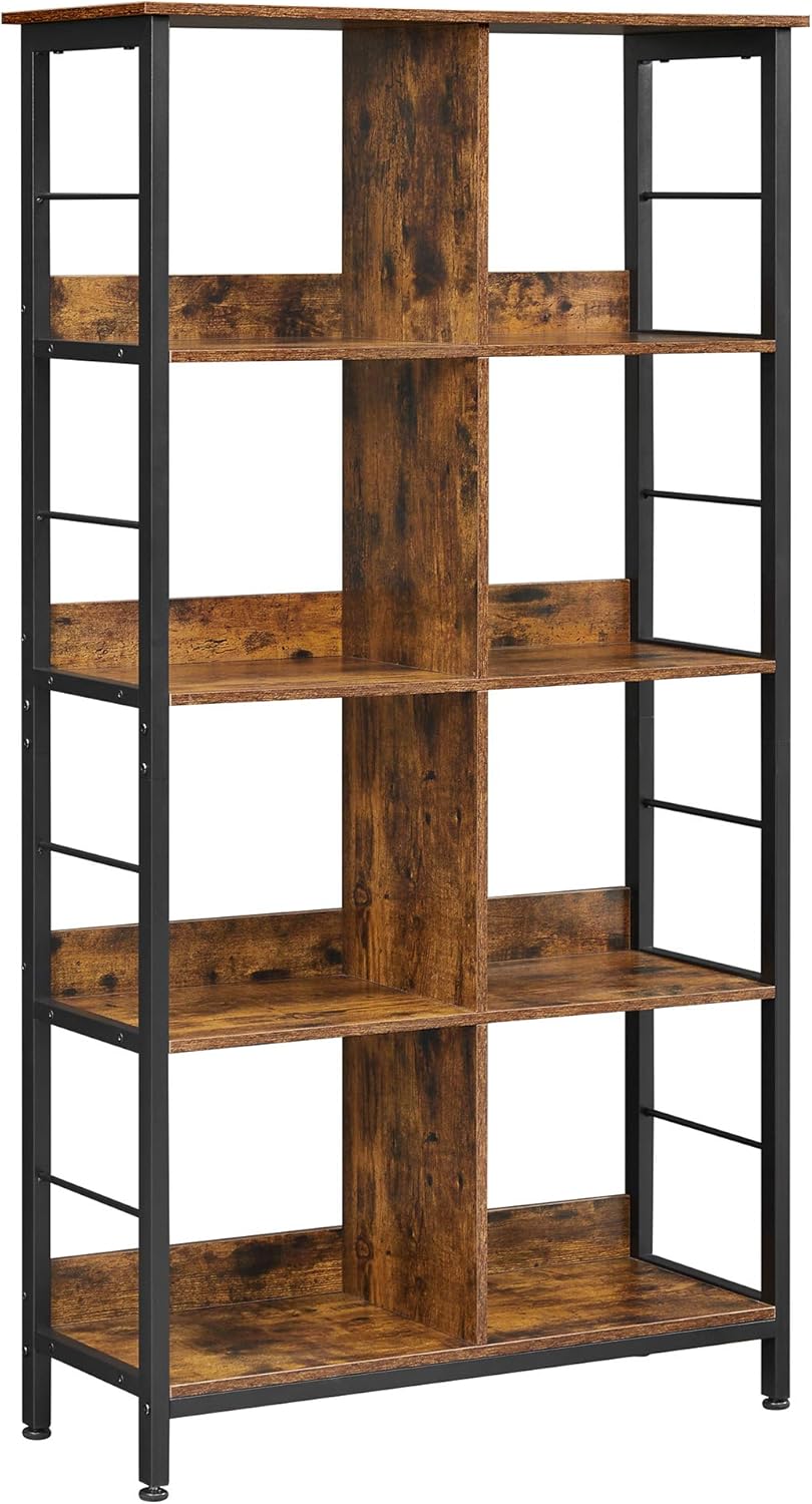 4-Tier Bookcase with 8 Cubes W724