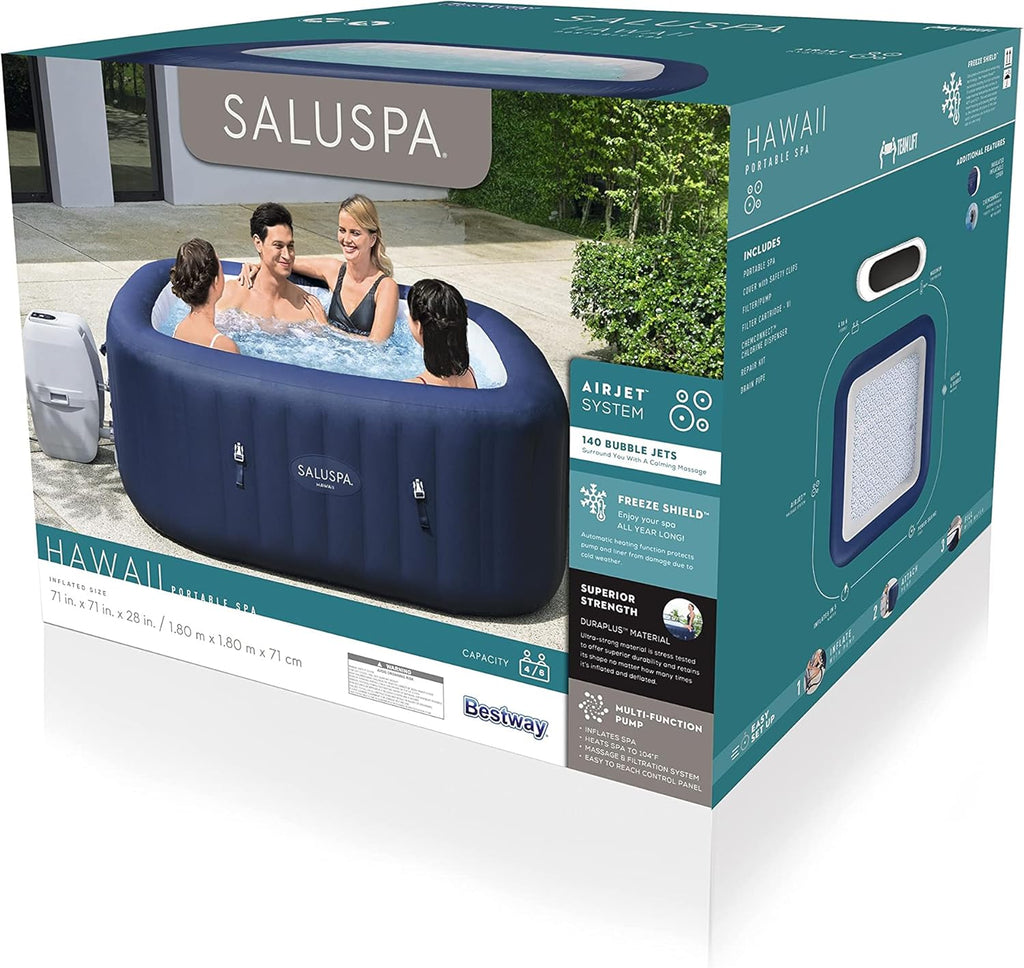 6 Person Inflatable Hot Tub Spa with Air Jets R443021