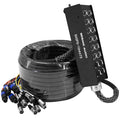 12 Channel XLR 4 Channel Speakon Speaker Cable 75 Feet J80861