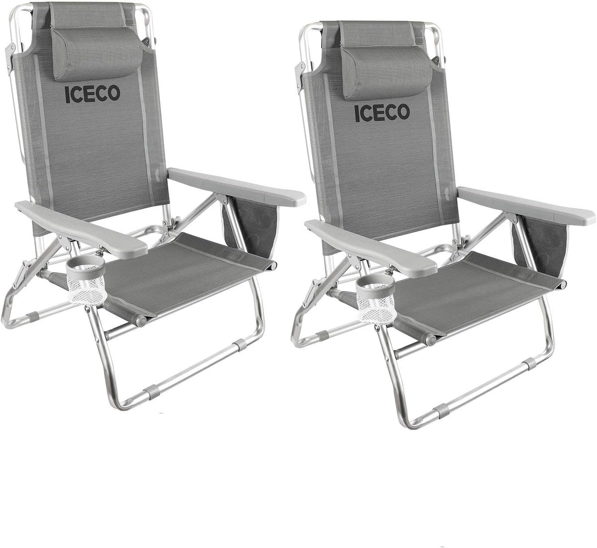 Folding Aluminum Camping Chair with Cup Holder R139