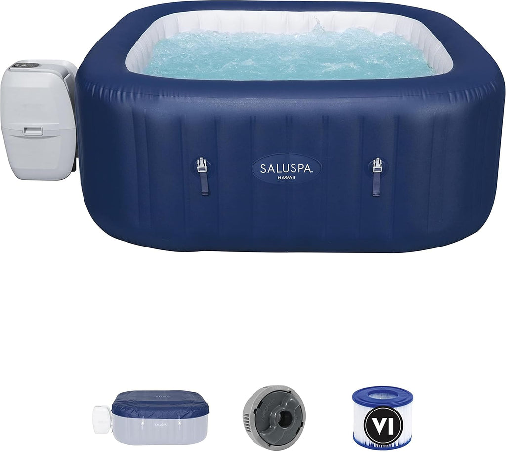 6 Person Inflatable Hot Tub Spa with Air Jets R443021