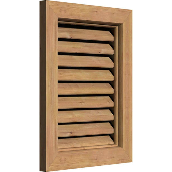 Unfinished Functional Vertical Gable Vent K590