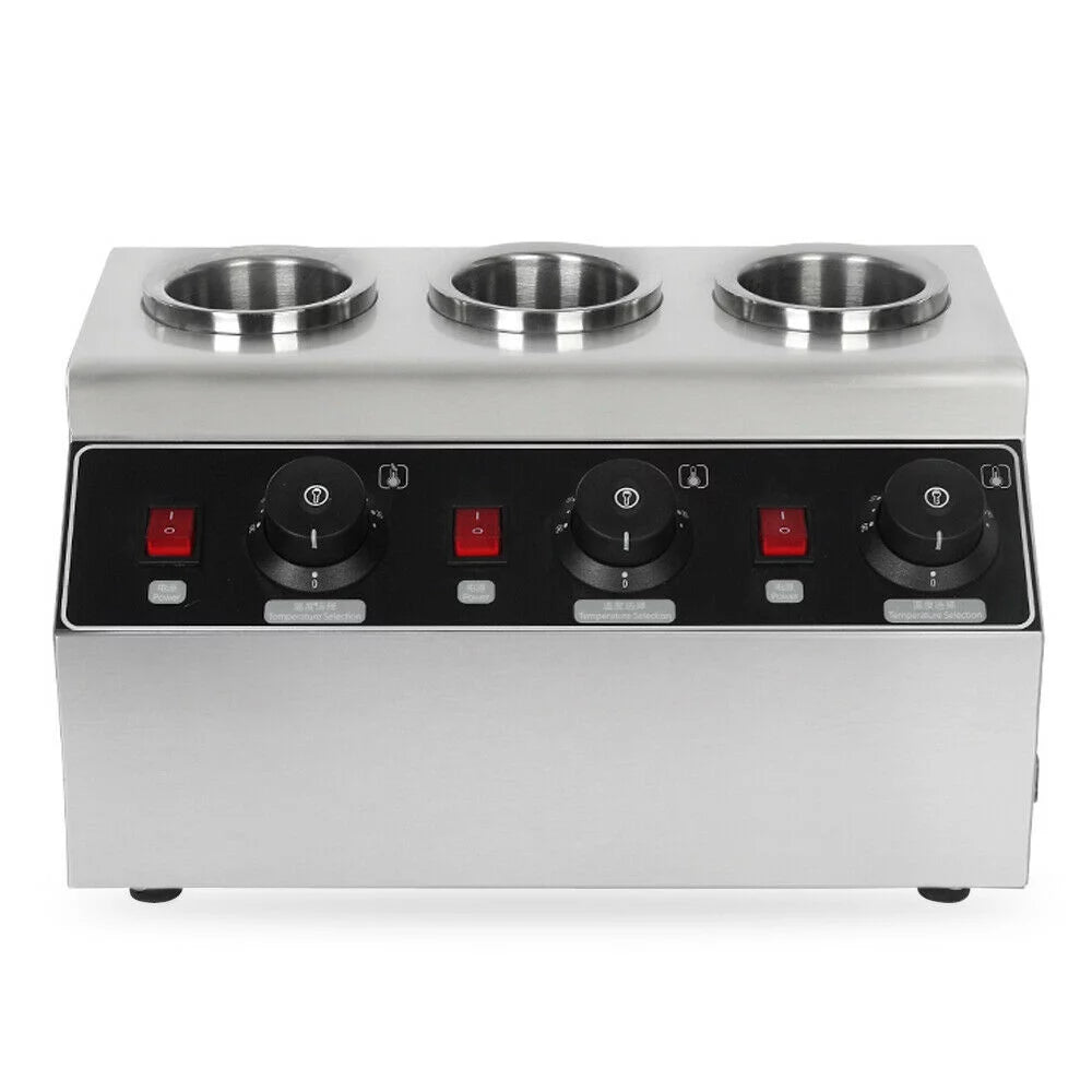 240W Electric Sauce Warmer 3 Bottles Z531
