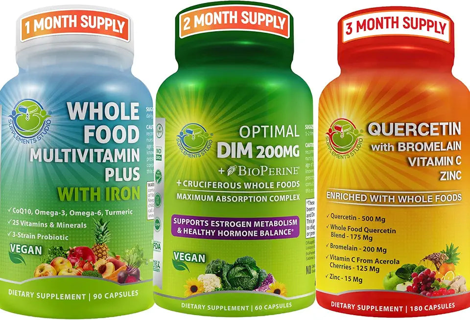 Multivitamin with Iron Quercetin Bromelain 500mg N48346