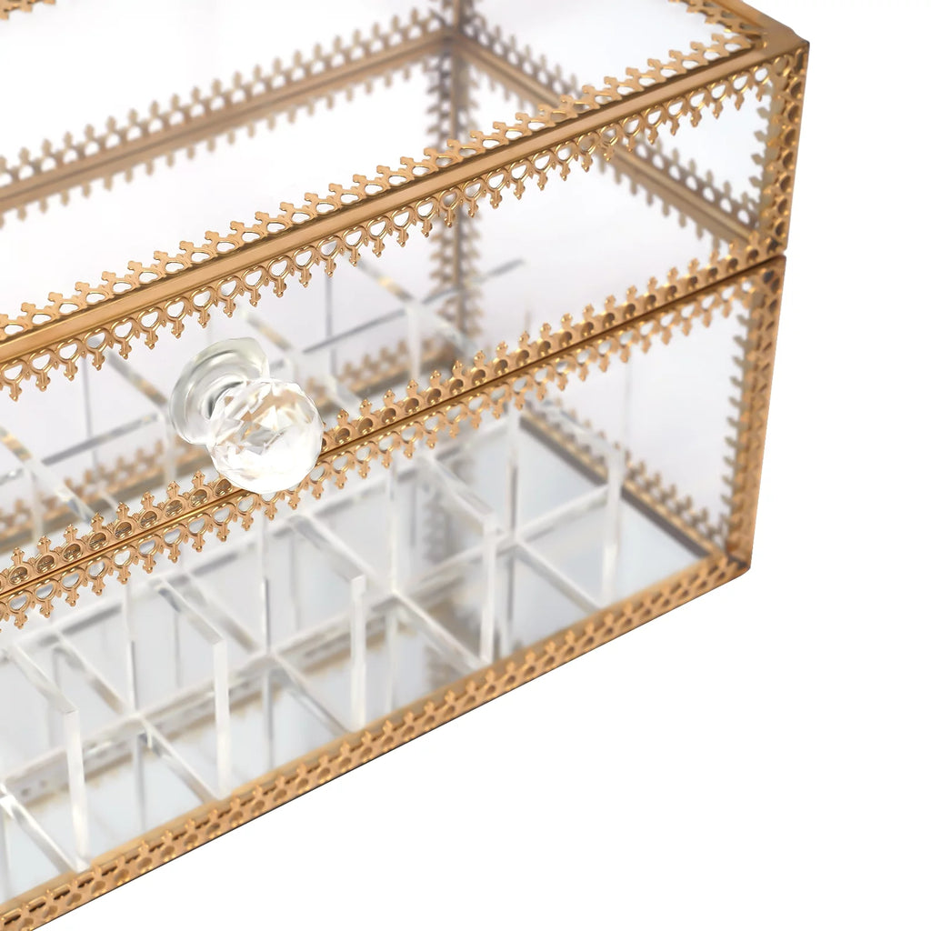 Clear 24-Grid Lipstick Storage Case H794998