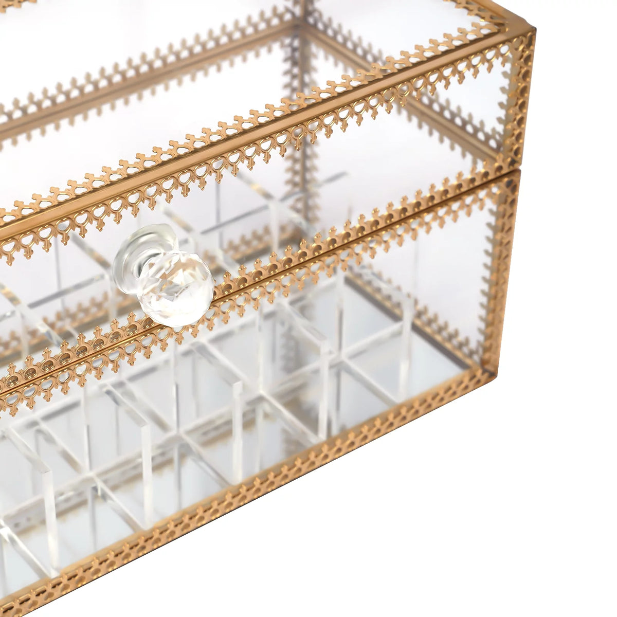 Clear 24-Grid Lipstick Storage Case H794998