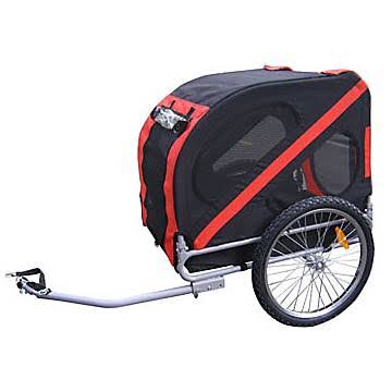 Pet Bike Trailer Red Black A975