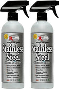 Stainless Steel Cleaner and Protectant 24 oz Spray Bottle Pack of 2 G450