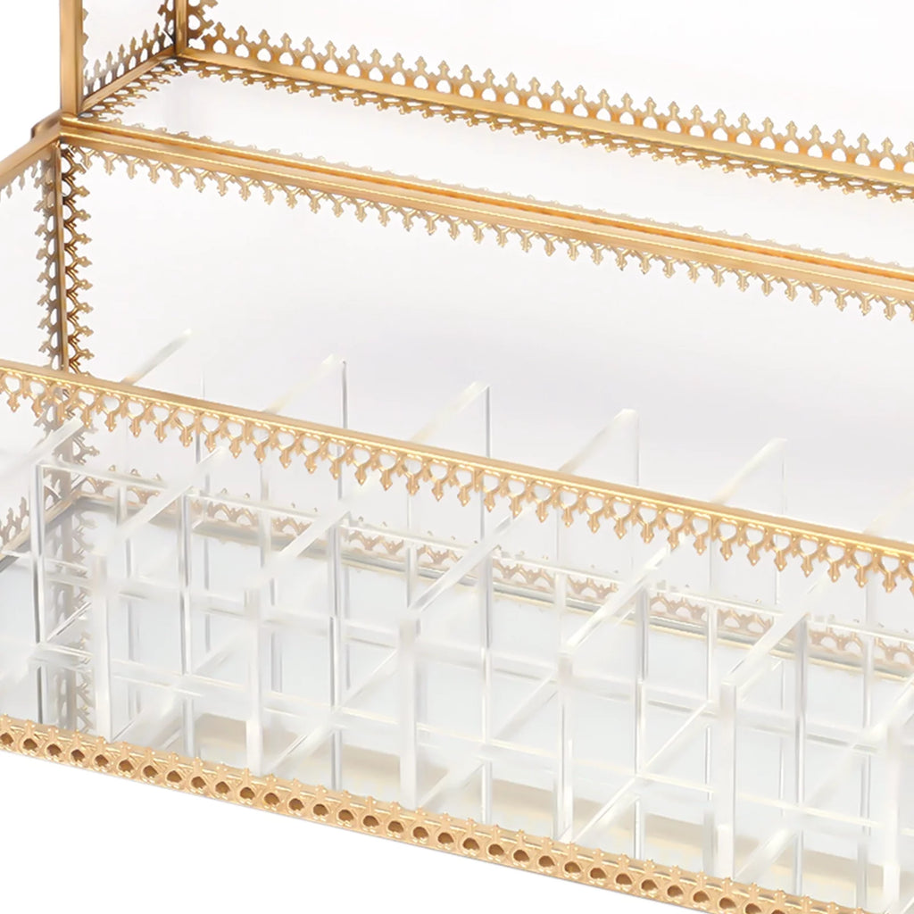 Clear 24-Grid Lipstick Storage Case H794998
