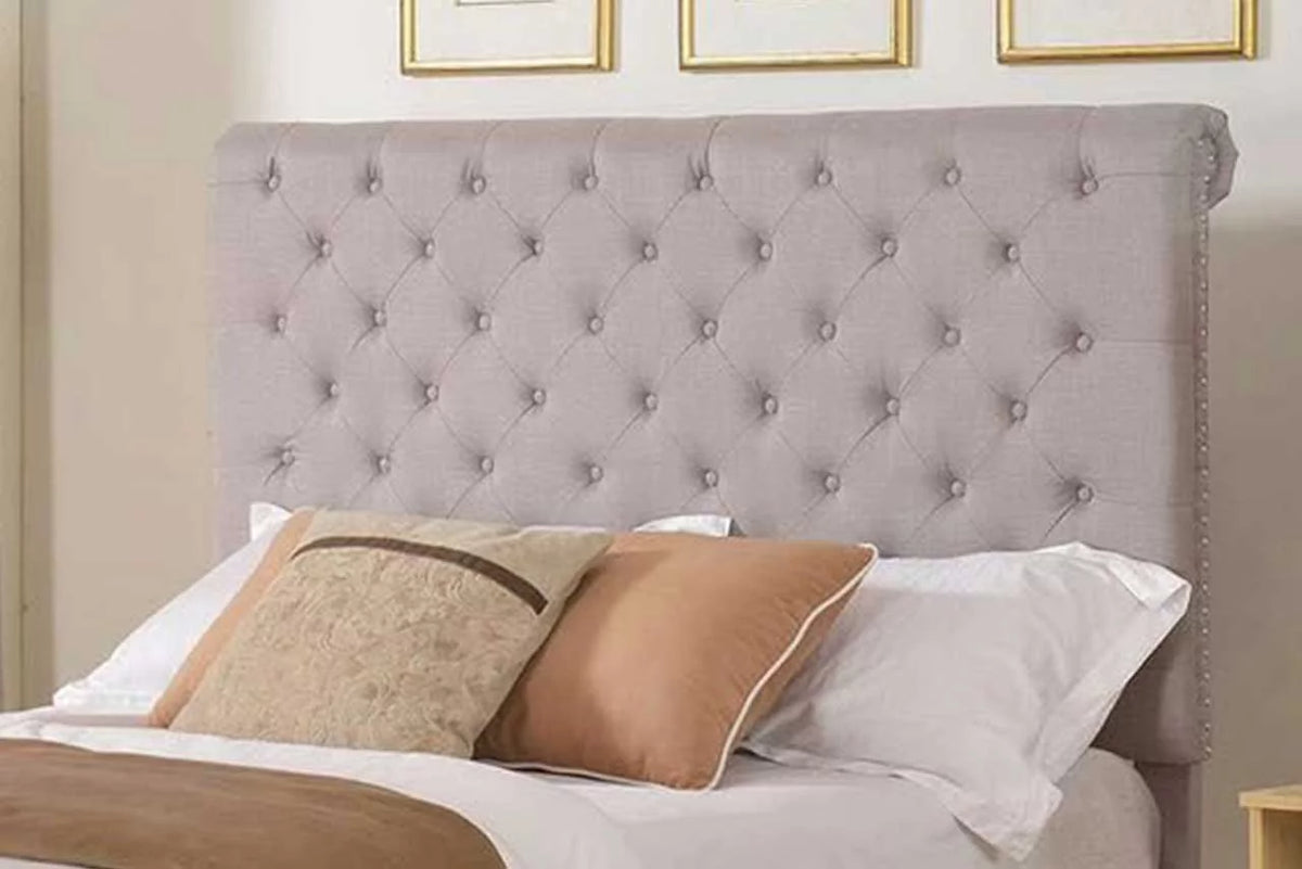 Full Size 48 inch Upholstered Platform Bed Frame Gray X936186