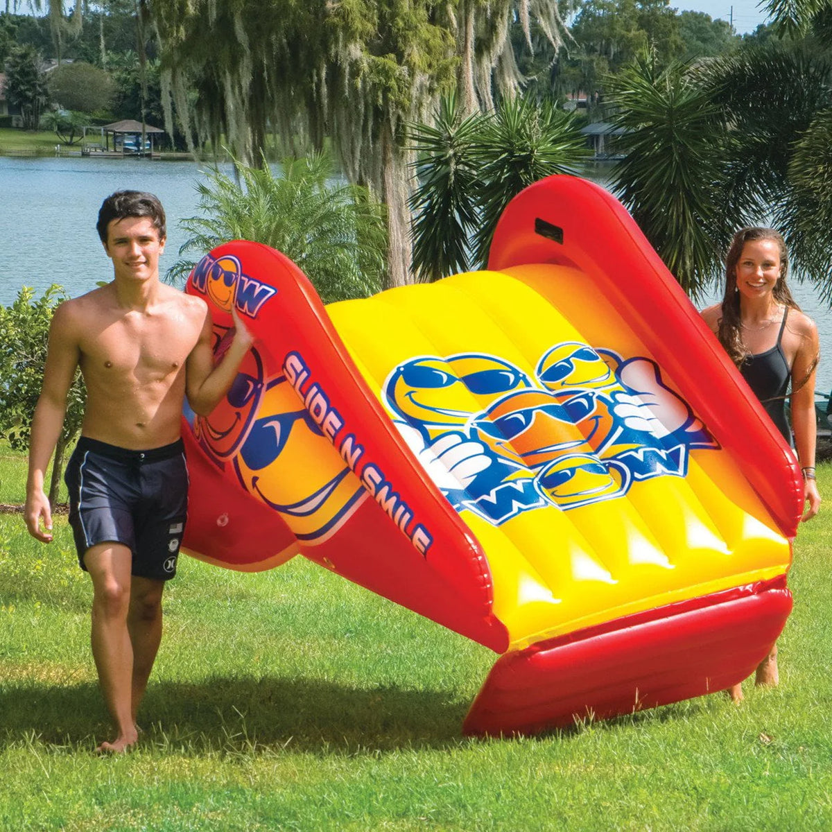 Inflatable Pool Slide with Sprinklers Y63638