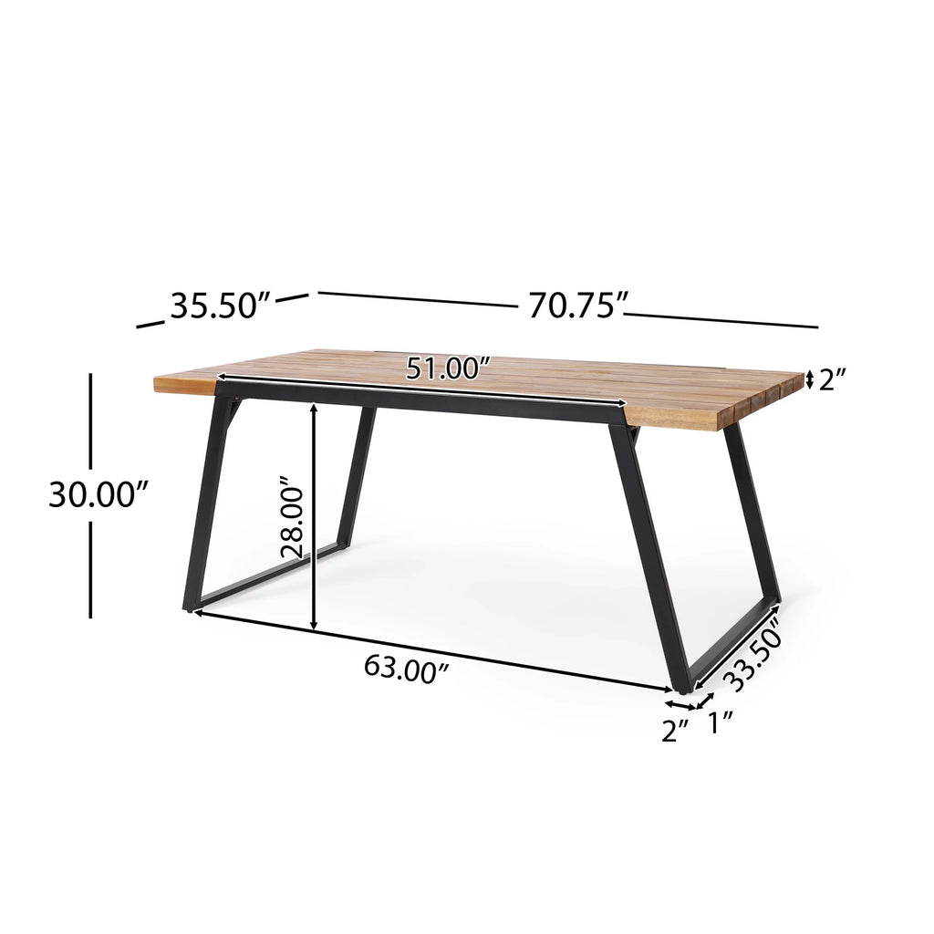 Acacia Wood 3 Piece Picnic Set R630785